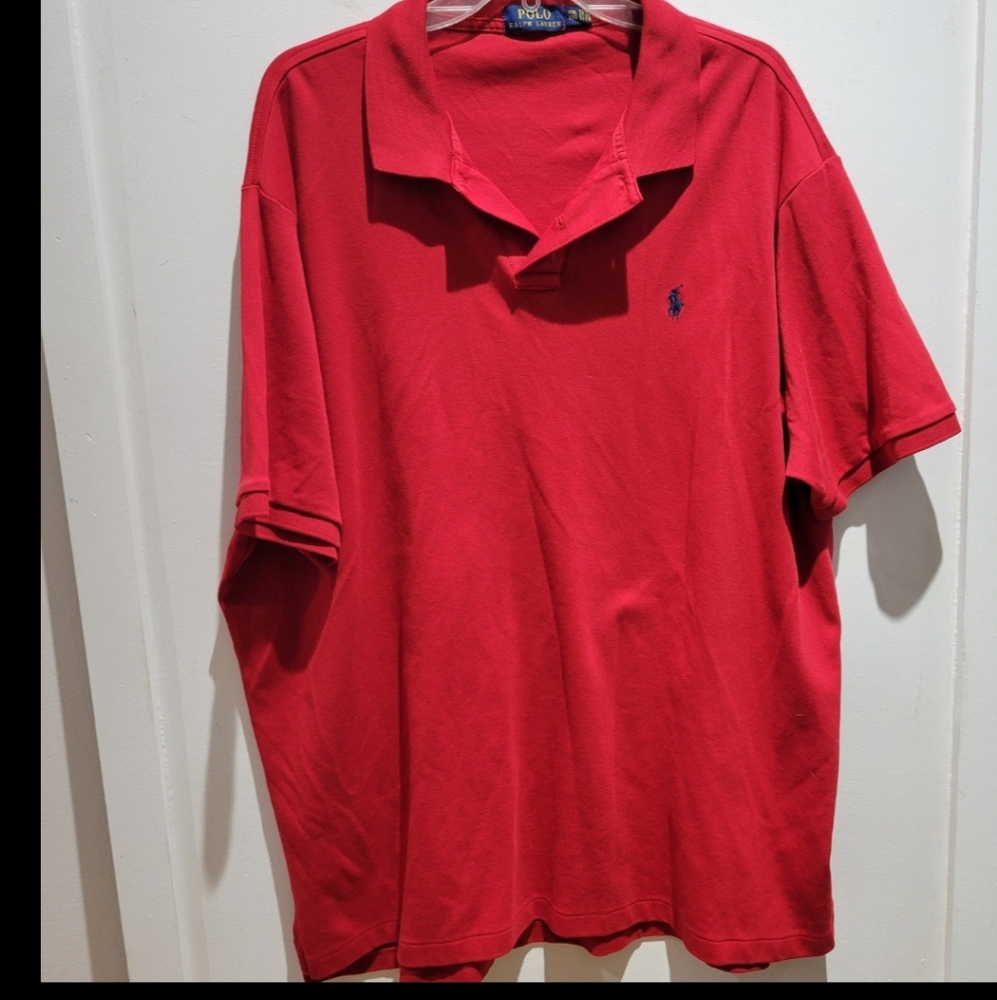 Polo by Ralph Lauren Men's Red Polo Shirt